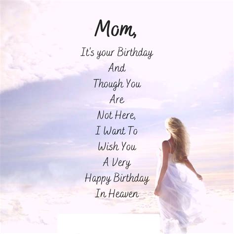 mom heavenly birthday quotes